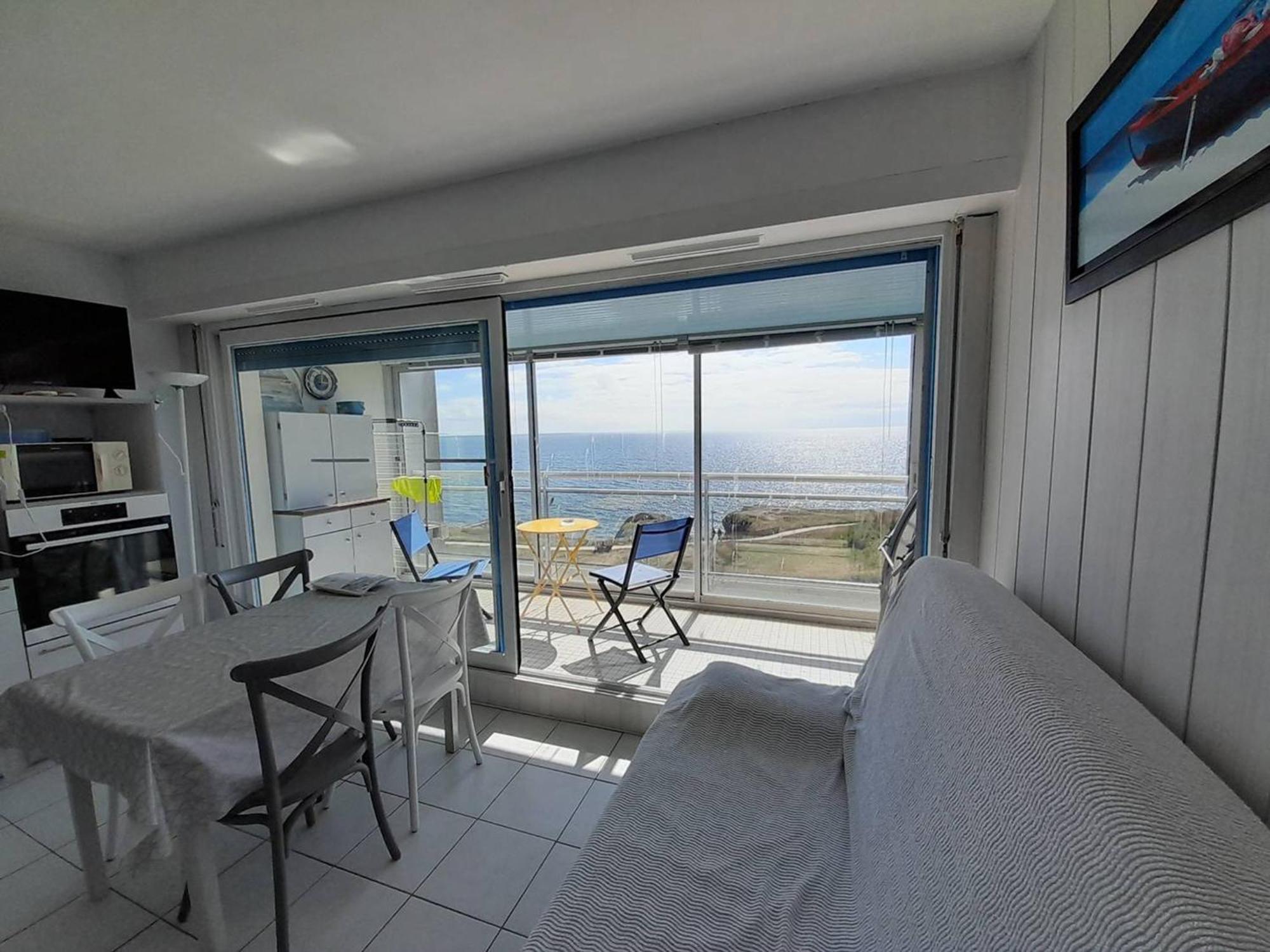 Studio Face Mer Avec Balcon-Veranda, Parking Prive, Criques A Proximite, Accueil Petits Chiens - Fr-1-324-32 Saint-Hilaire-de-Riez Luaran gambar